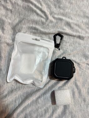 Samsung Galaxy Buds4 Buds4 Pro Rugged Protective Case Black with Carabiner New